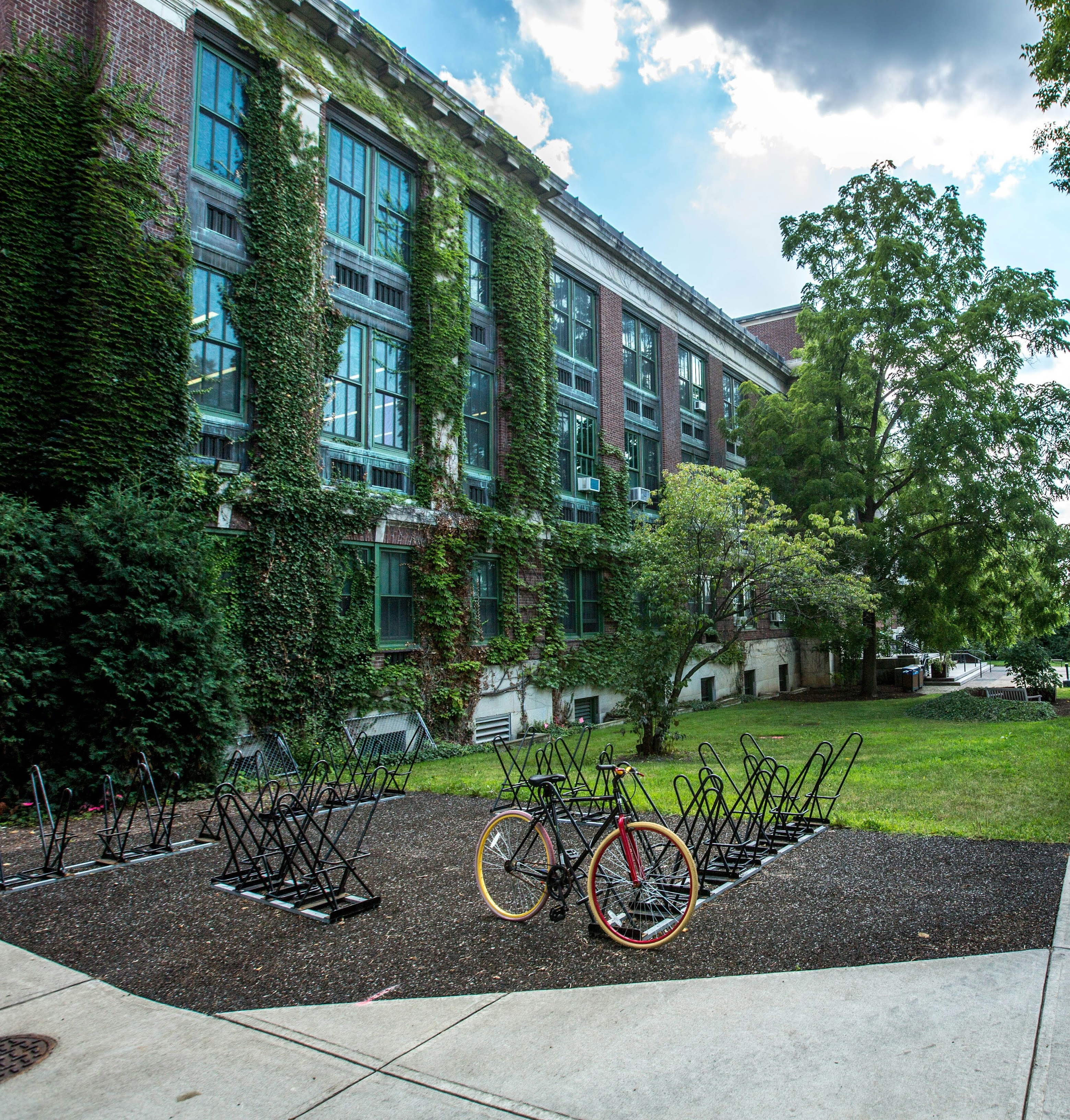 ouside of a school building